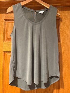 Lucky Brand Women's Slate Gray Scoop Neck Tank